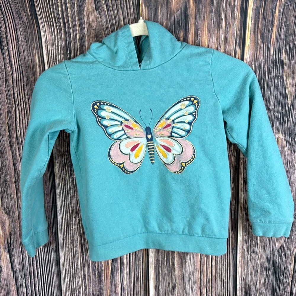 Carter’s Girls Butterfly Hoodie- Size 8